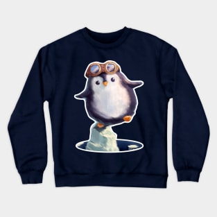 Very Cute Penguin w/o BG Crewneck Sweatshirt